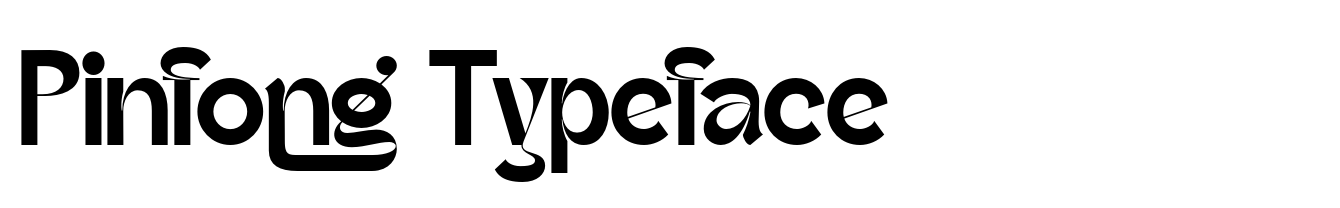 Pinfong Typeface